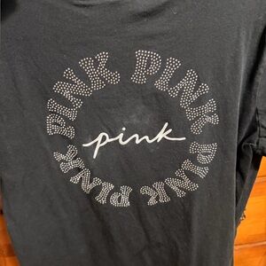 PINK Victoria's Secret Black Tee